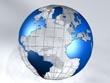 3d globe - powerpoint graphics
