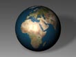earth globe africa - powerpoint graphics