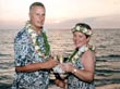 hawaiian beach wedding - powerpoint graphics
