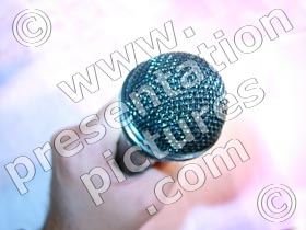 microphone - powerpoint graphics
