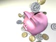 piggy bank side - powerpoint graphics