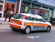 police car uk - powerpoint graphics