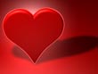 valentine heart red - powerpoint graphics