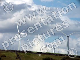 wind power - powerpoint graphics